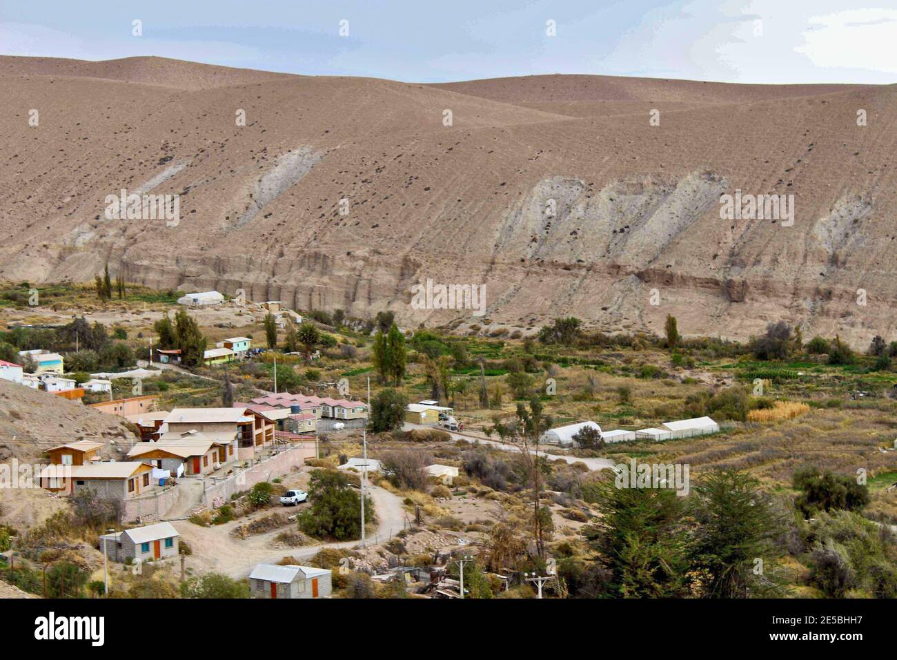 Vista panoramica di Iquique, Cile Foto Stock