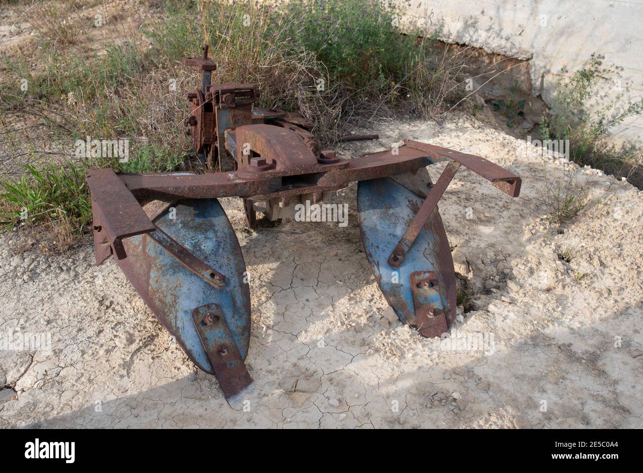 Vecchio aratro Foto Stock