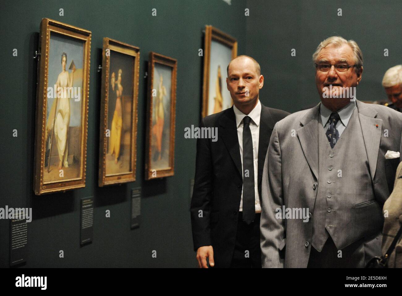 Il principe Enrico di Danimarca inaugura la mostra del pittore danese Nicolai Abildgaard al Museo del Louvre di Parigi, Francia, il 12 novembre 2008. Foto Thierry Orban/ABACAPRESS.COM Foto Stock