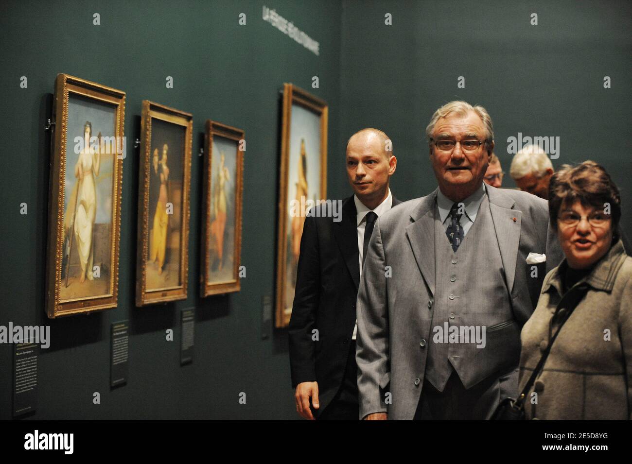 Il principe Enrico di Danimarca inaugura la mostra del pittore danese Nicolai Abildgaard al Museo del Louvre di Parigi, Francia, il 12 novembre 2008. Foto Thierry Orban/ABACAPRESS.COM Foto Stock