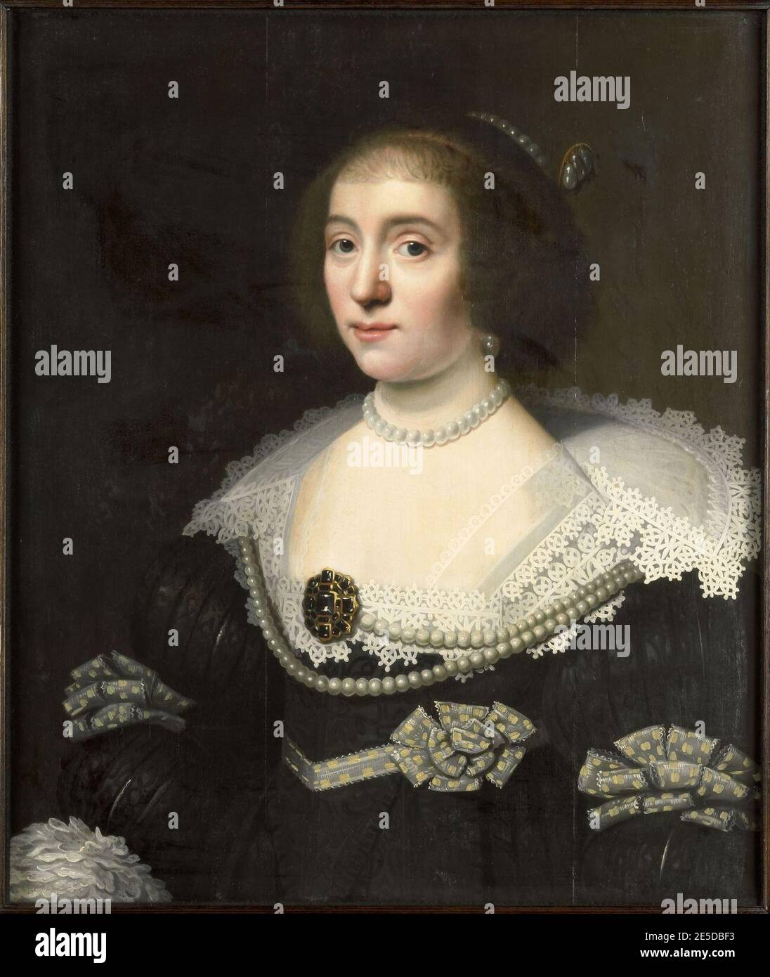 Amalia van Solms (copia di Michiel van Mierevelt, 1632-1641). Foto Stock