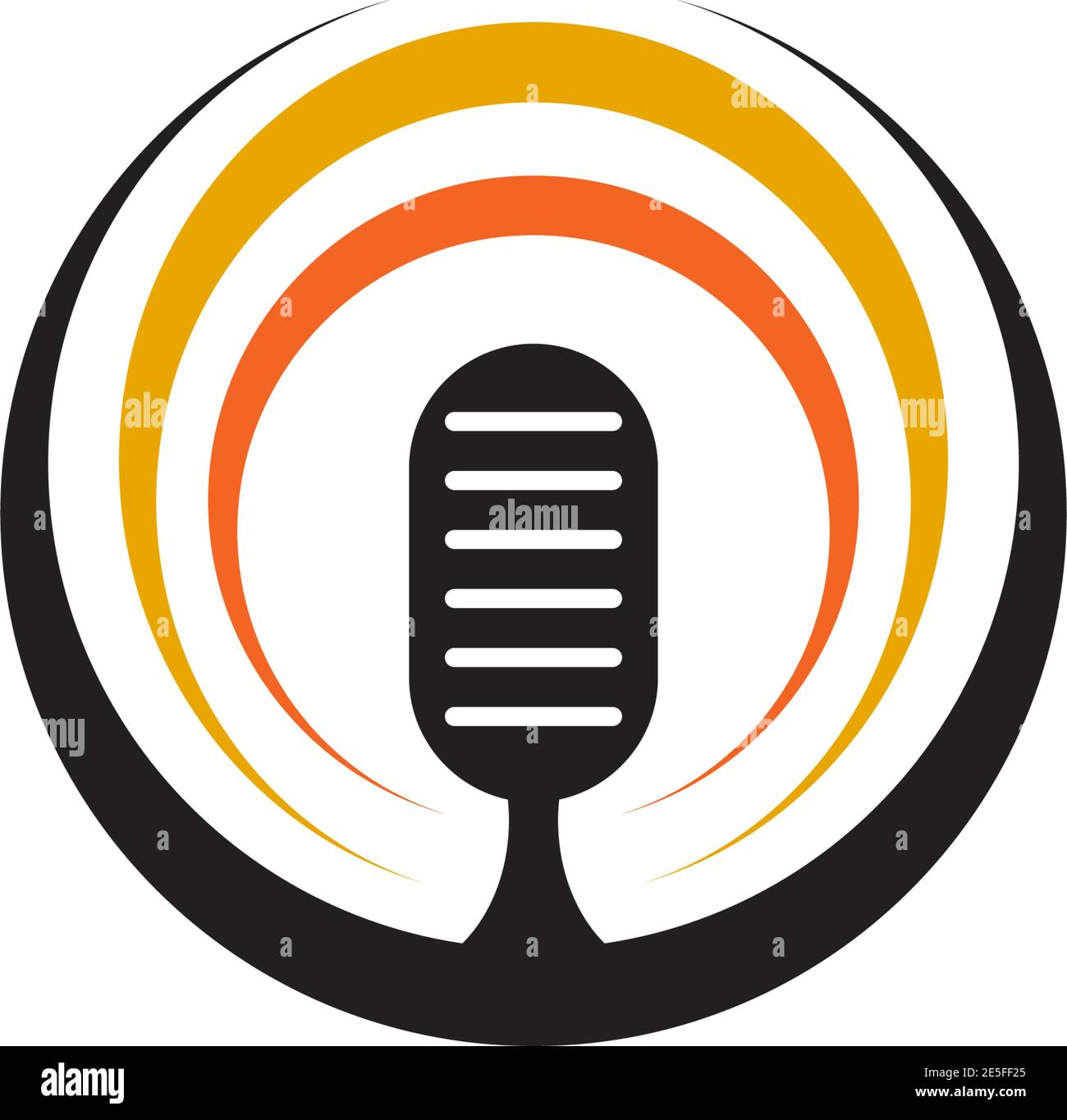 Logo mic Immagini Vettoriali Stock Alamy