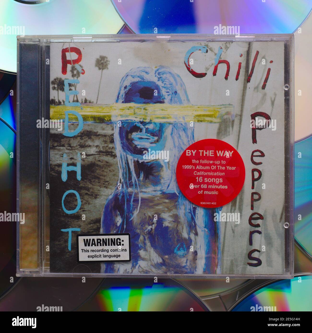 Una copia dell'album Red Hot Chili Peppers di Il modo su CD Foto Stock