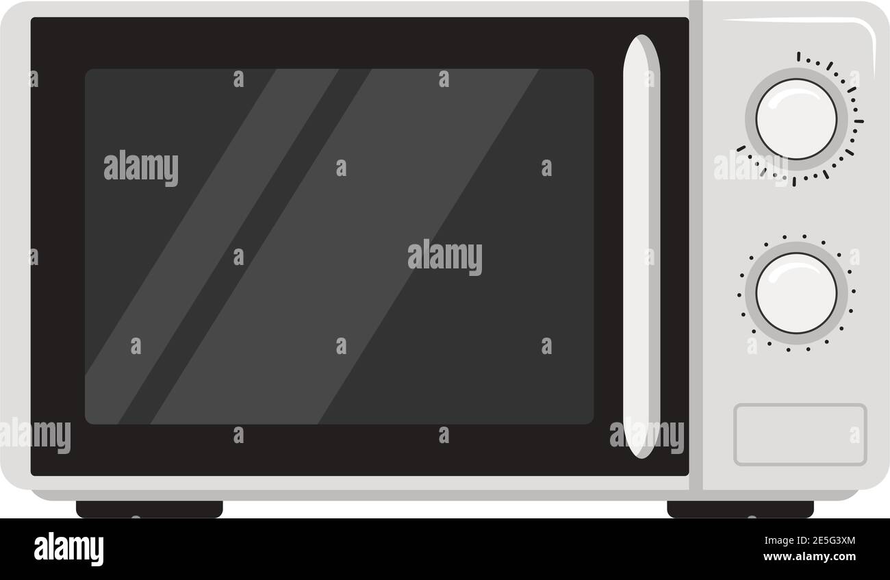 Microonde forno elettrodomestici da cucina icona Illustrazione Vettoriale