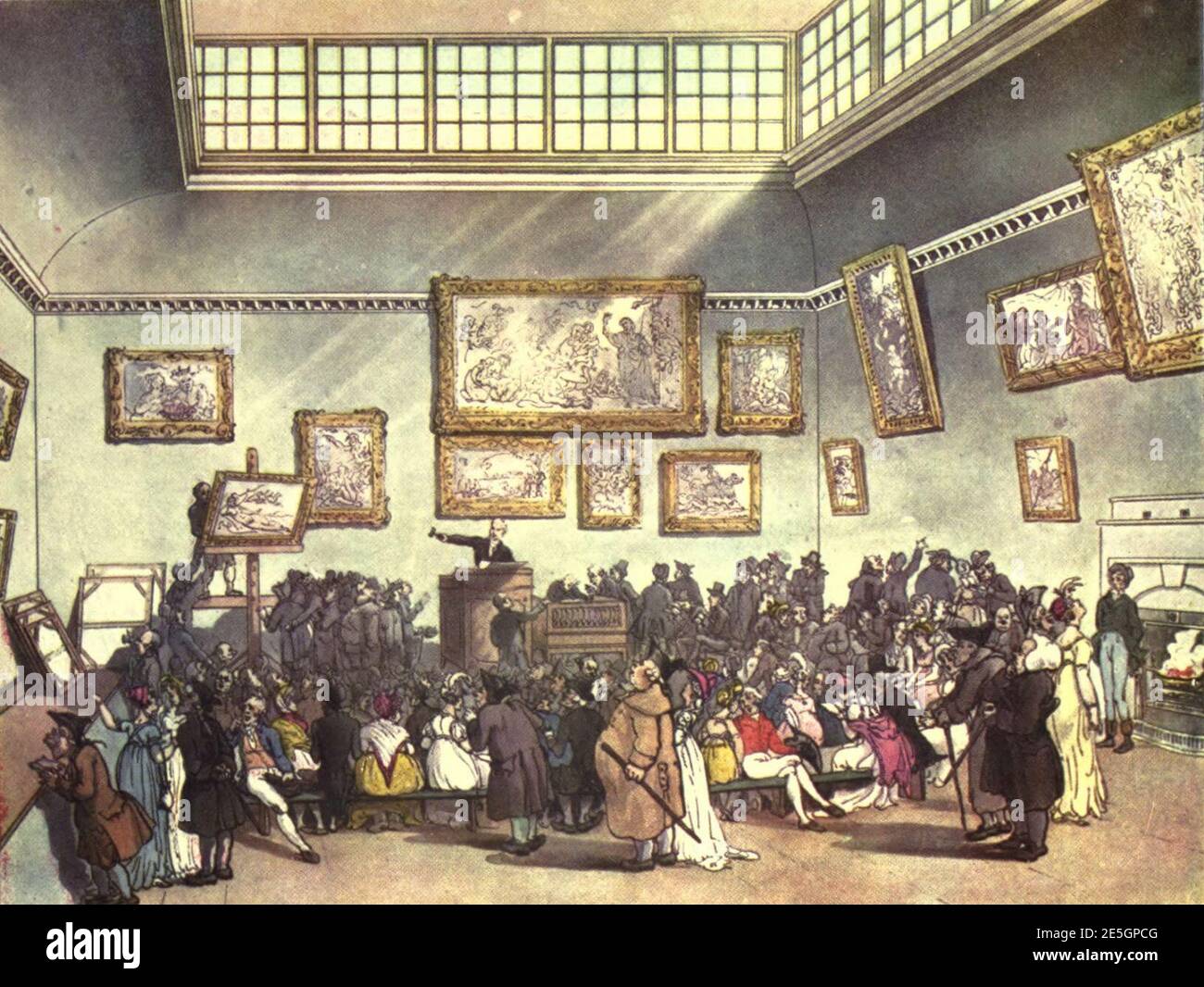 Microcosmo della London Plate 006 - Sala d'aste, Christie's. Foto Stock