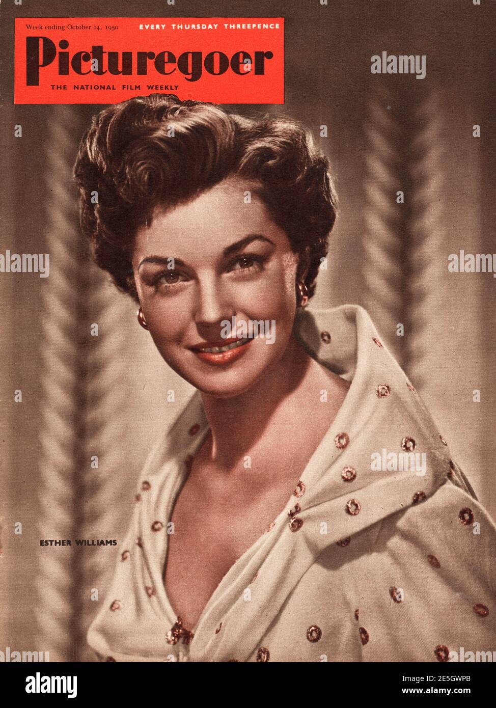 1950 Picturegoer Esther Williams Foto Stock