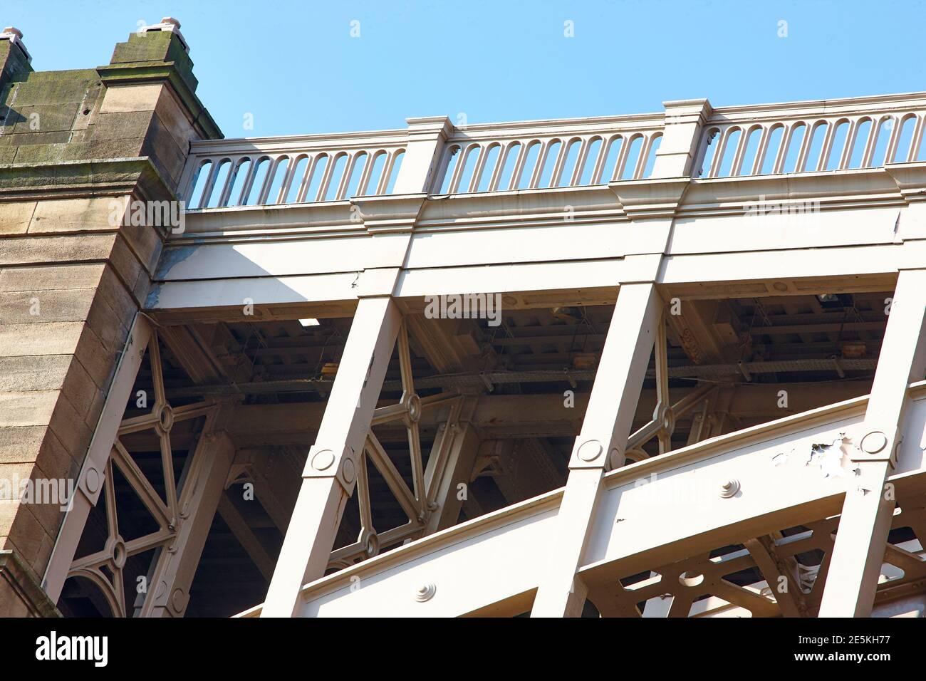 High Level Bridge, Newcastle Upon Tyne, Tyneside, Inghilterra nord-orientale, Regno Unito Foto Stock
