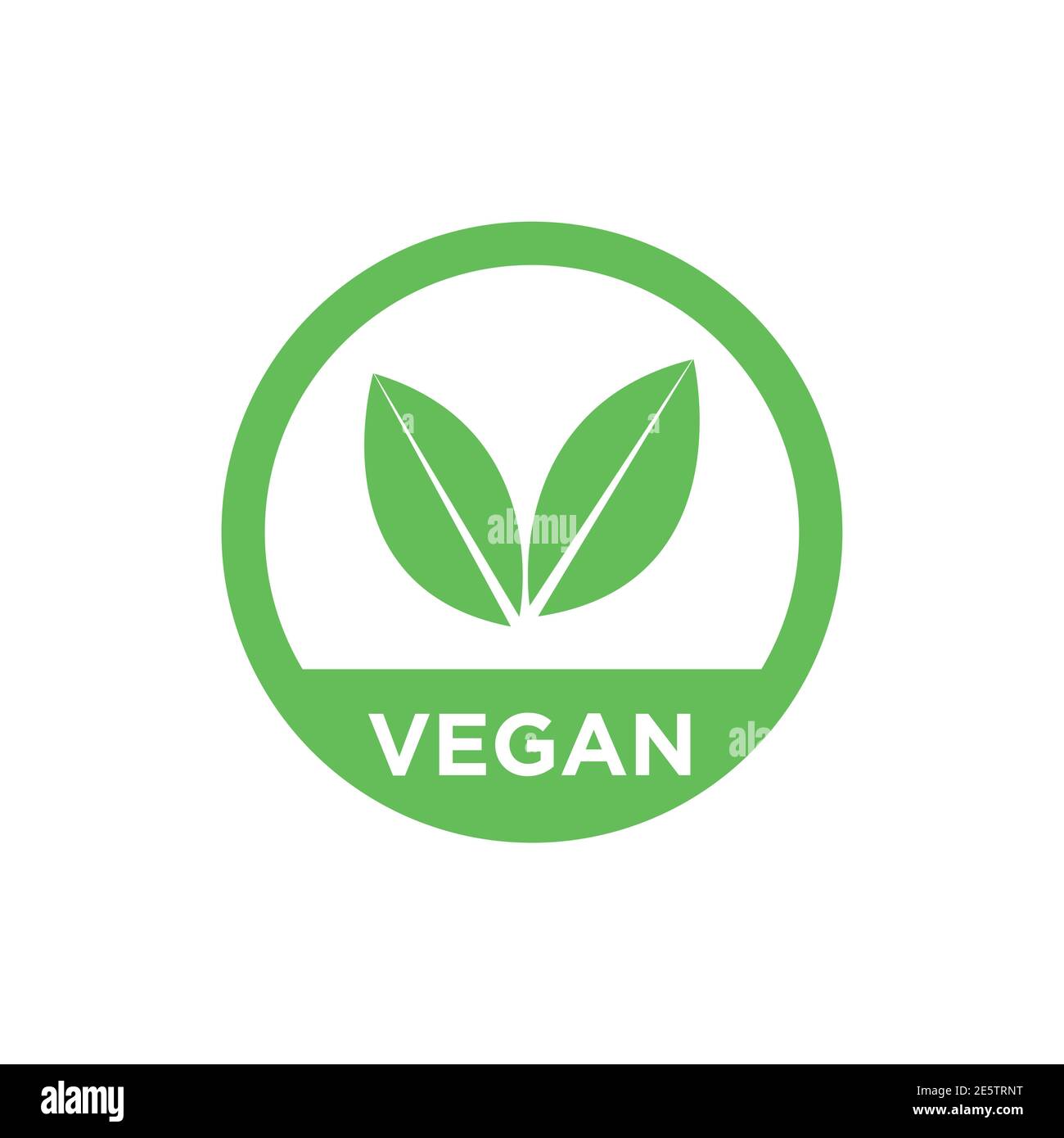 Icona di vegan Illustrazione Vettoriale