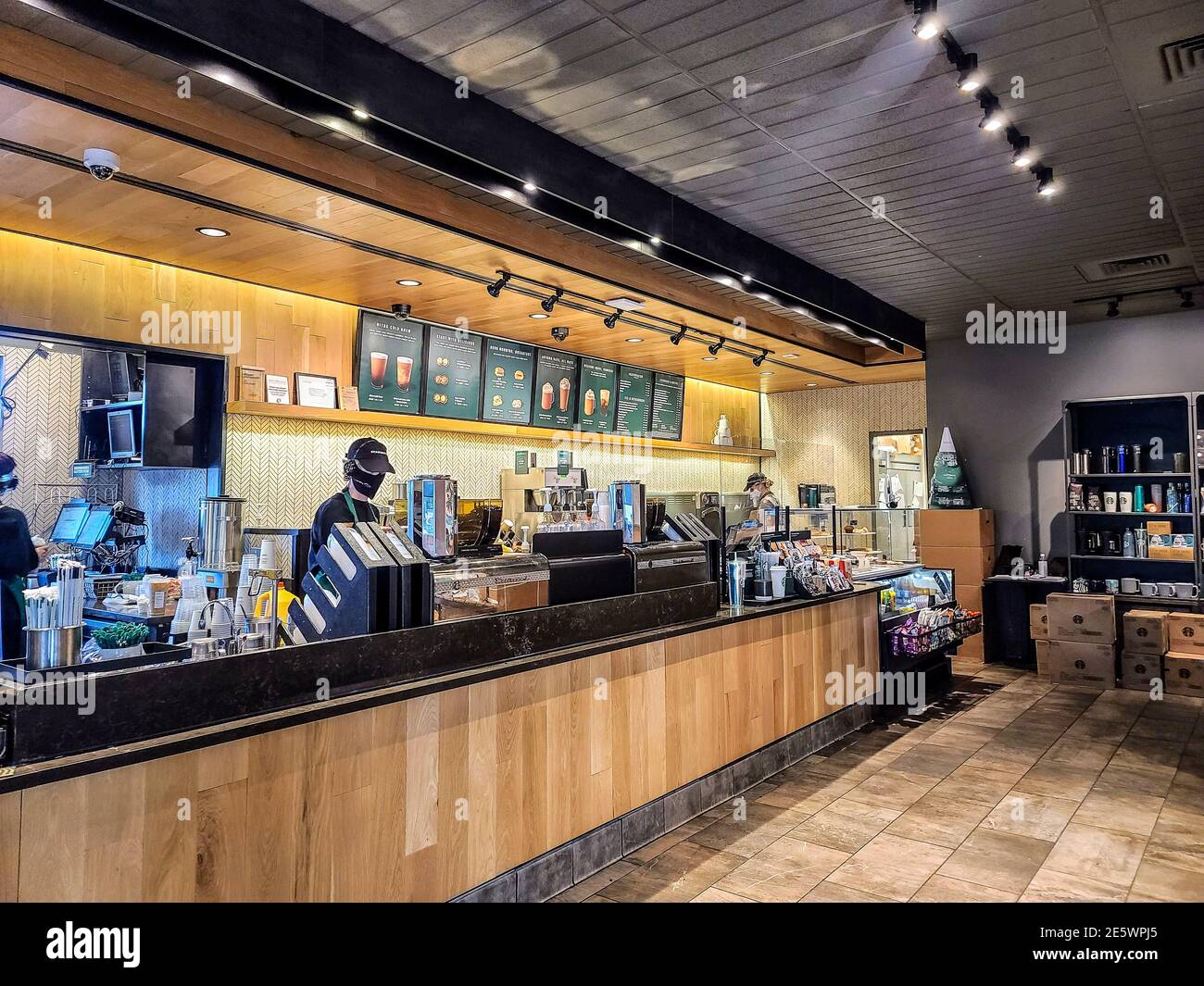 Starbucks Coffee Shop in Georgia Stati Uniti Foto Stock