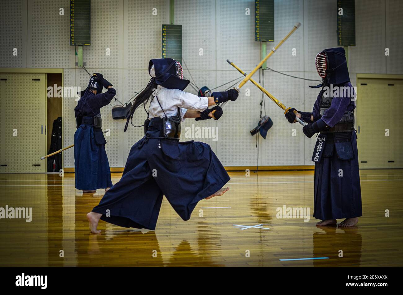 Kendo a Osaka Foto Stock