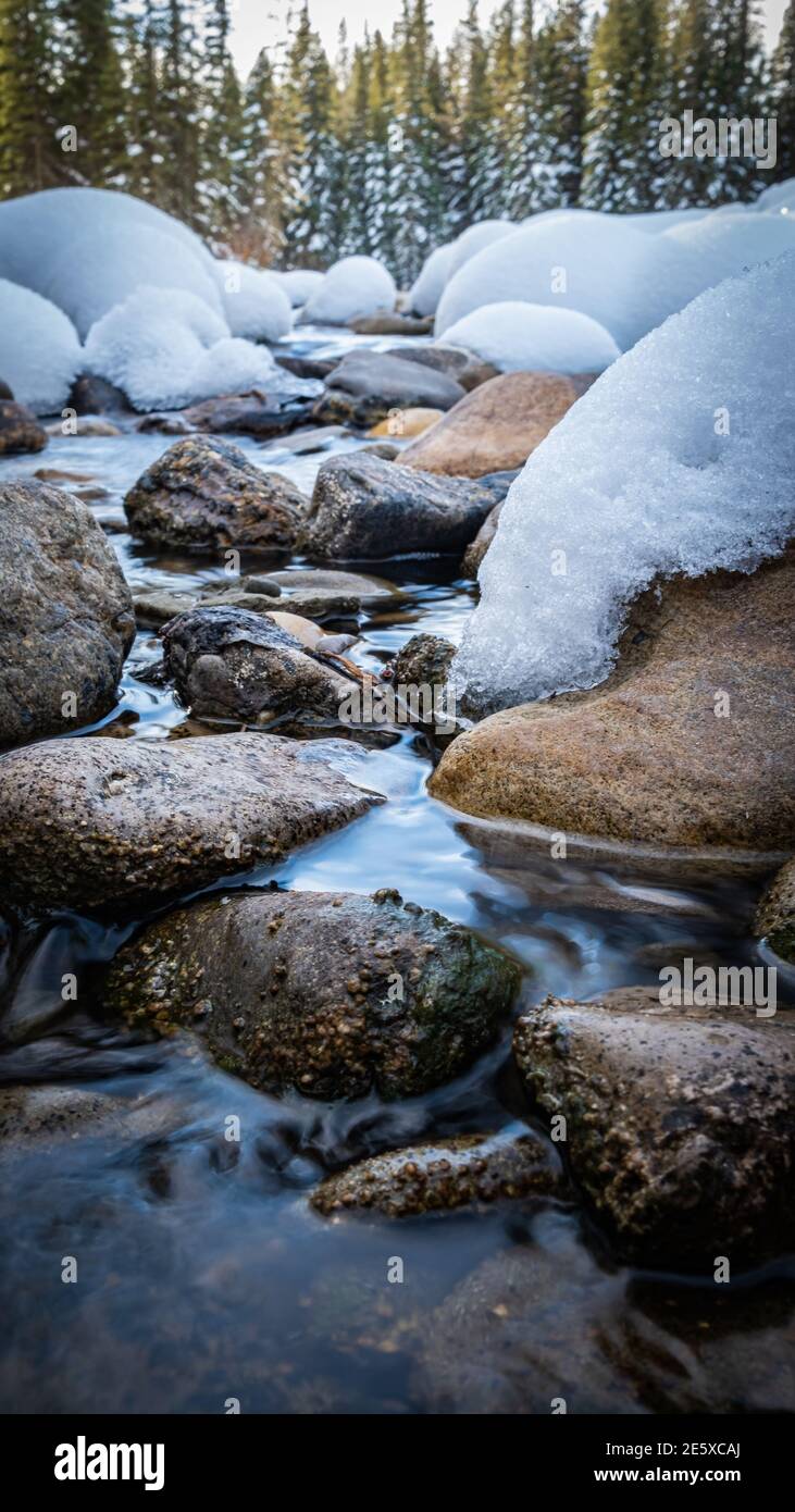 Cascate in Alberta Foto Stock
