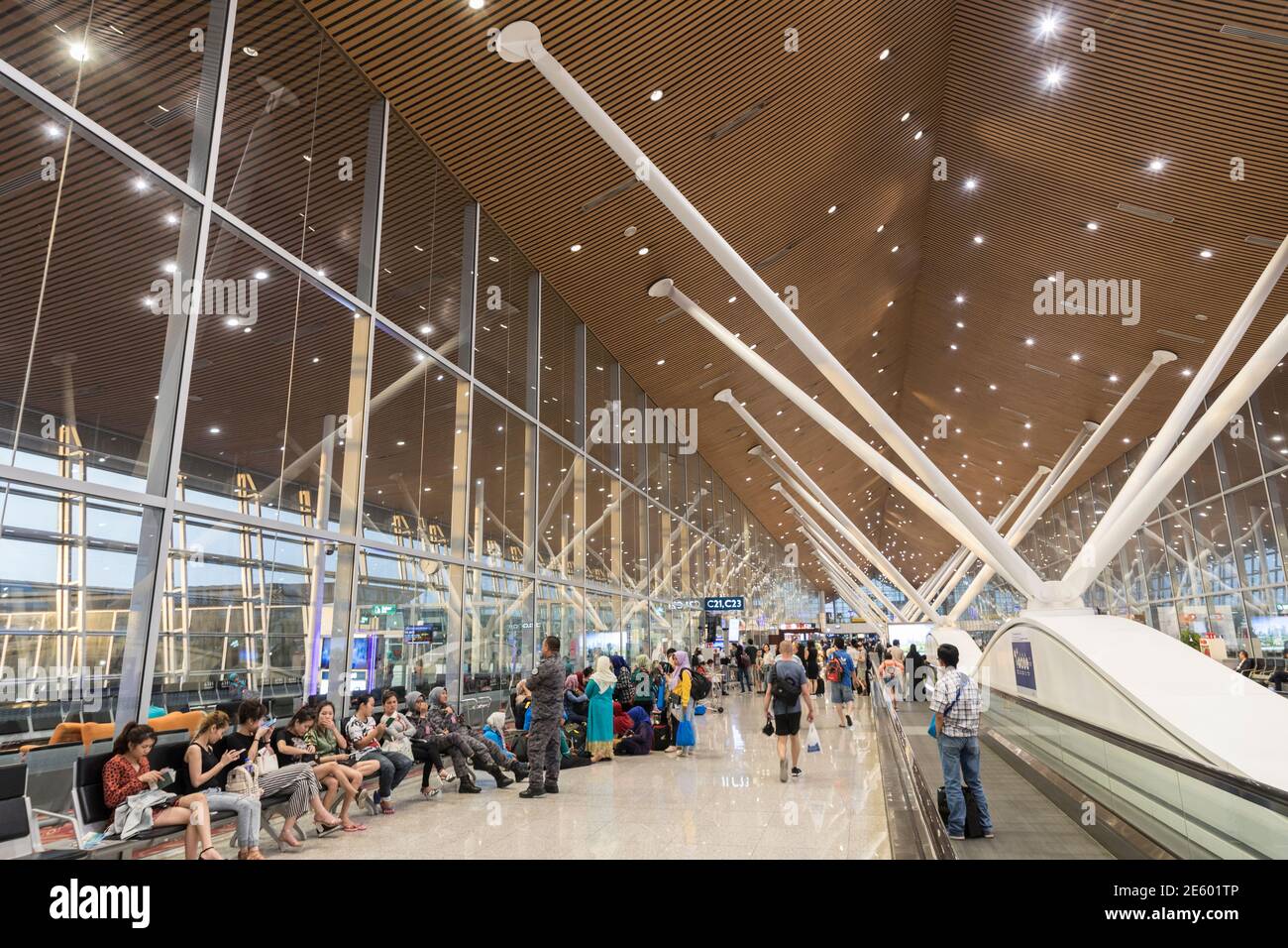 Aeroporto di Kuala Lumpur, Malesia Foto Stock