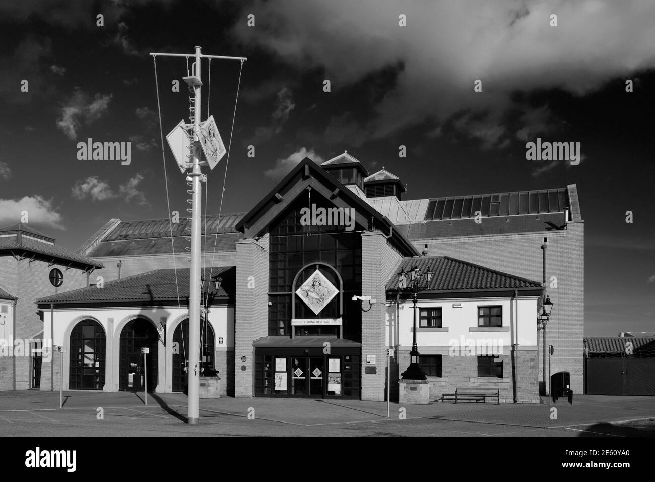 The Grimsby Fishing Heritage Center, Alexandra Dock, Grimsby città, Lincolnshire, Inghilterra Foto Stock