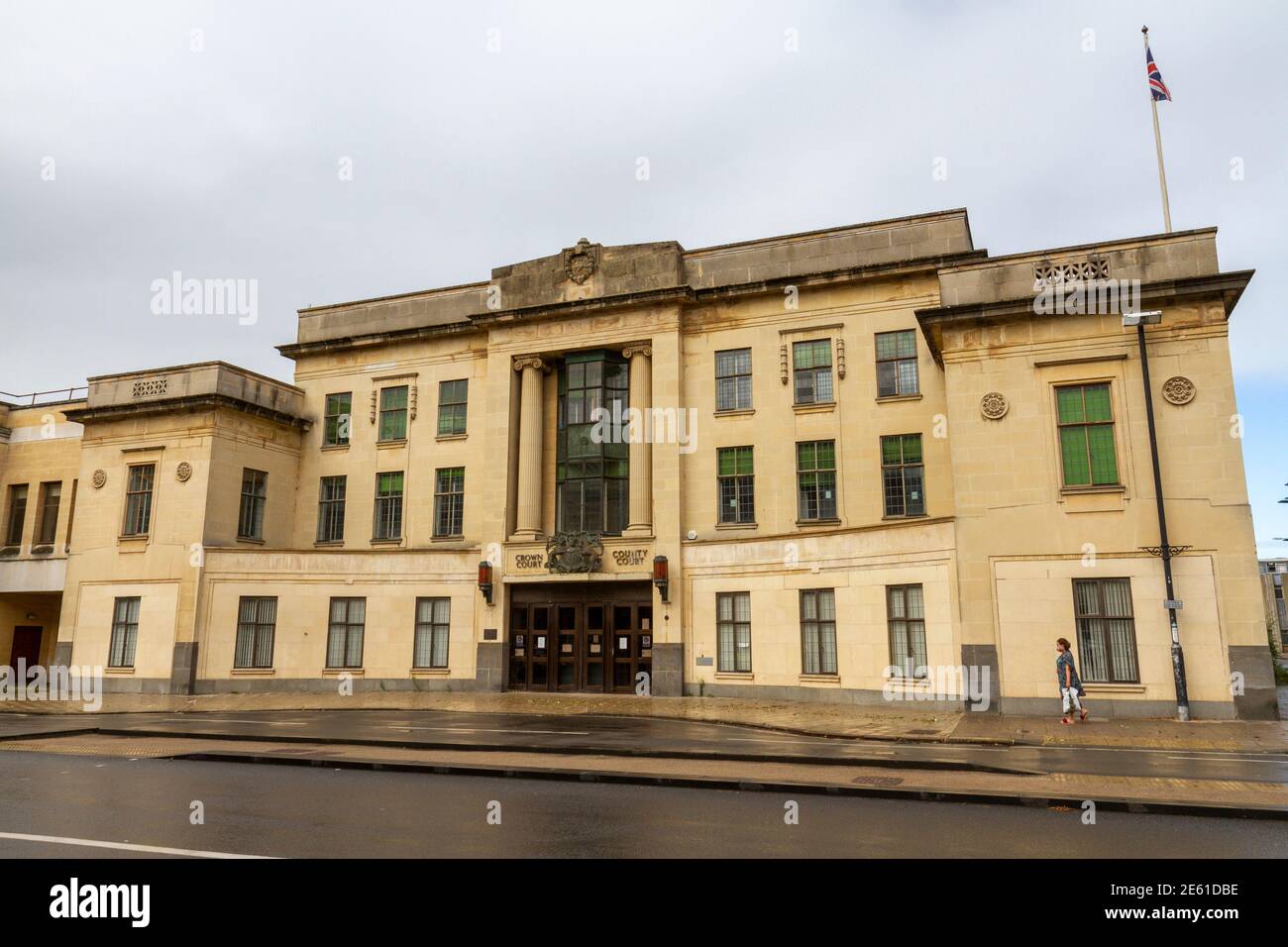 Oxford Combined Court Center (sede di Oxford Crown Court e Oxford County Court), St Aldate's, Oxford, Oxfordshire, Regno Unito. Foto Stock