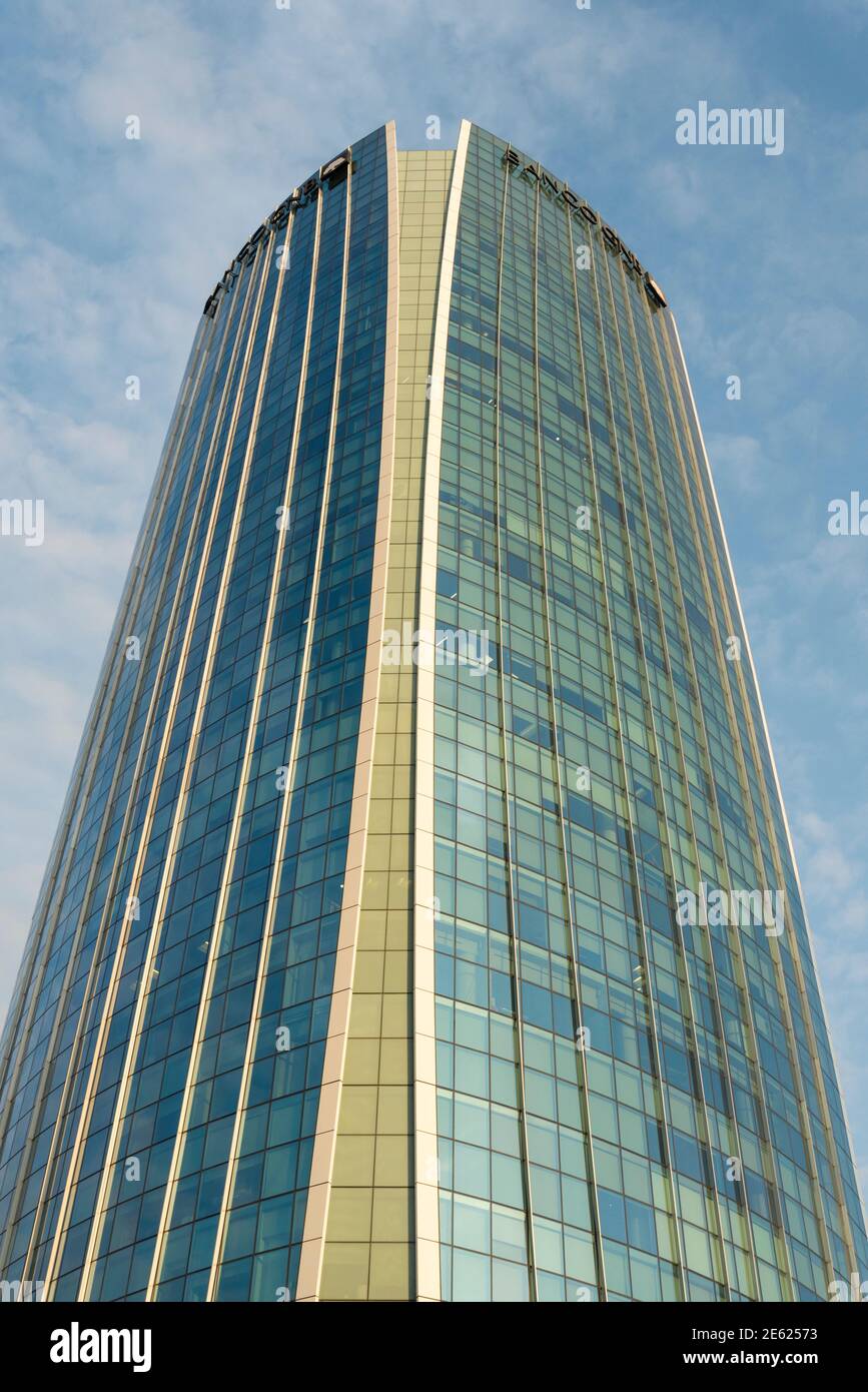 Banco GNB edificio di uffici nel centro di Lima, Perù. Foto Stock