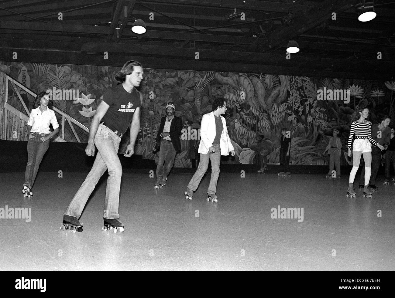 Keith Carradine al Flippers Roller Rink per eventi a sostegno di era, Los Angeles, ottobre. 29, 1978 Foto Stock