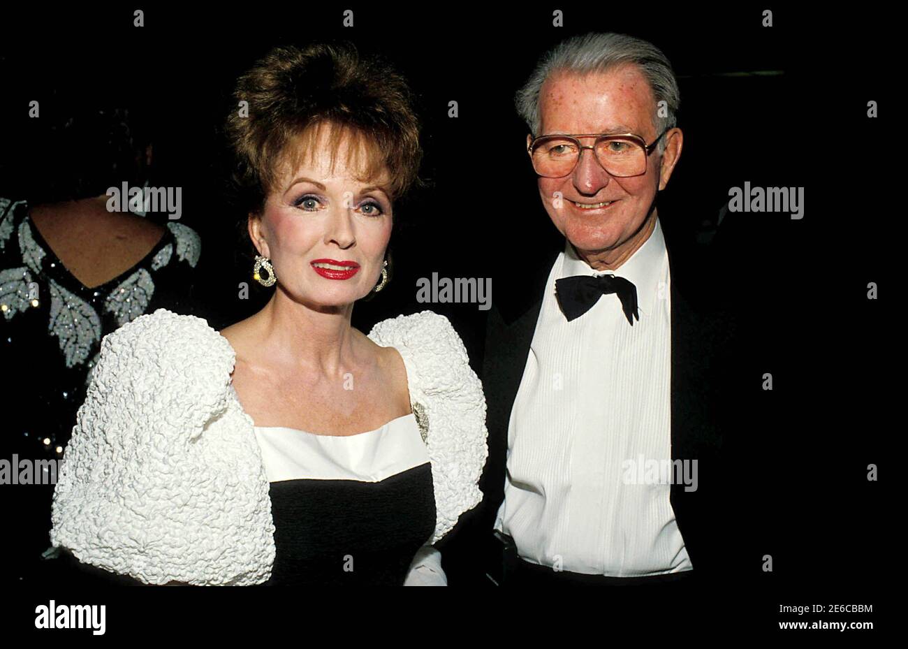 Ann Blyth e marito 1988 Credit: Ralph Dominguez/MediaPunch Foto Stock