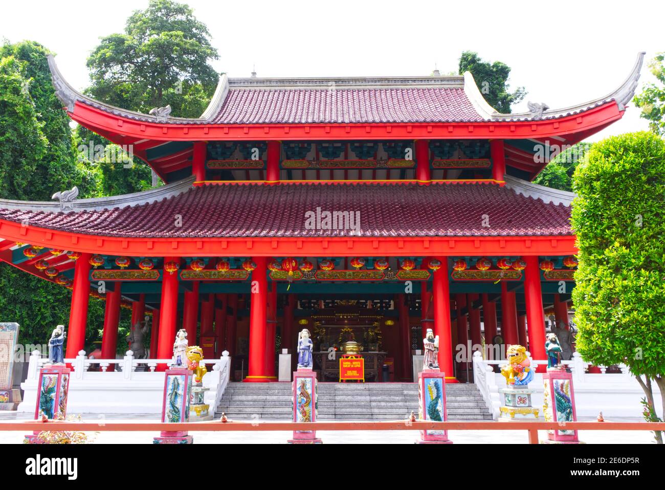 Semarang, Indonesia - 21 gennaio 2021: Sampokong conosciuto anche come Tempio di Gedung Batu, è il più antico tempio cinese semarang città, giava centrale, indonesi Foto Stock