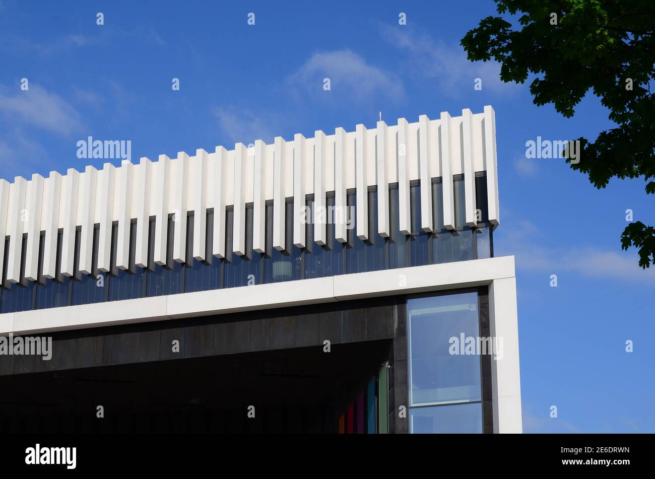 Dettaglio del Teatro musicale Linz, Austria superiore, Austria, Europa Foto Stock