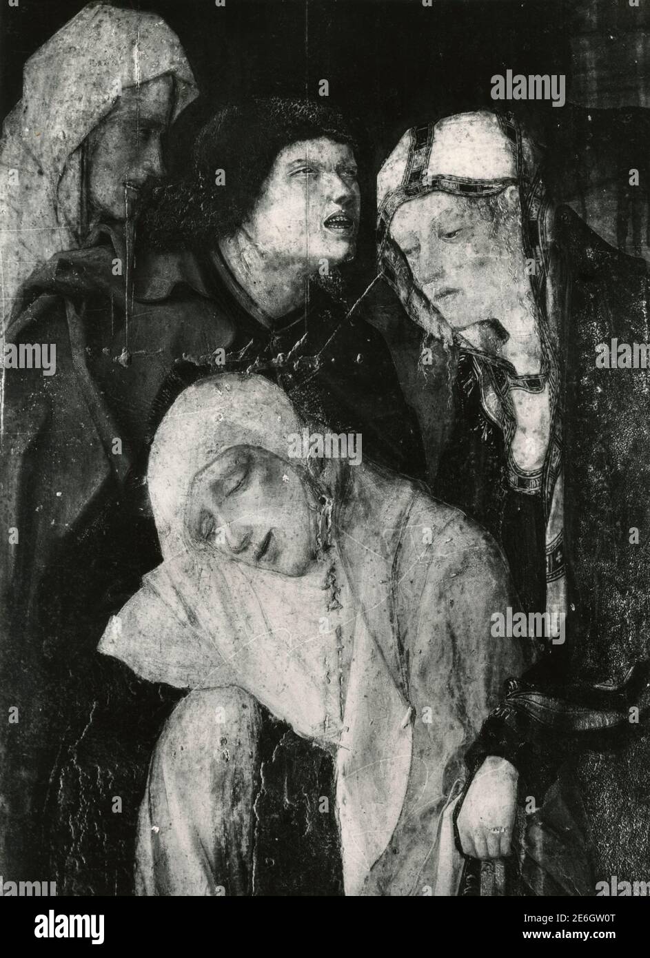 Dipinto dell'artista spagnolo Rodrigo de Osona, Chiesa di San Nicola, Valencia, Spagna anni '50 Foto Stock