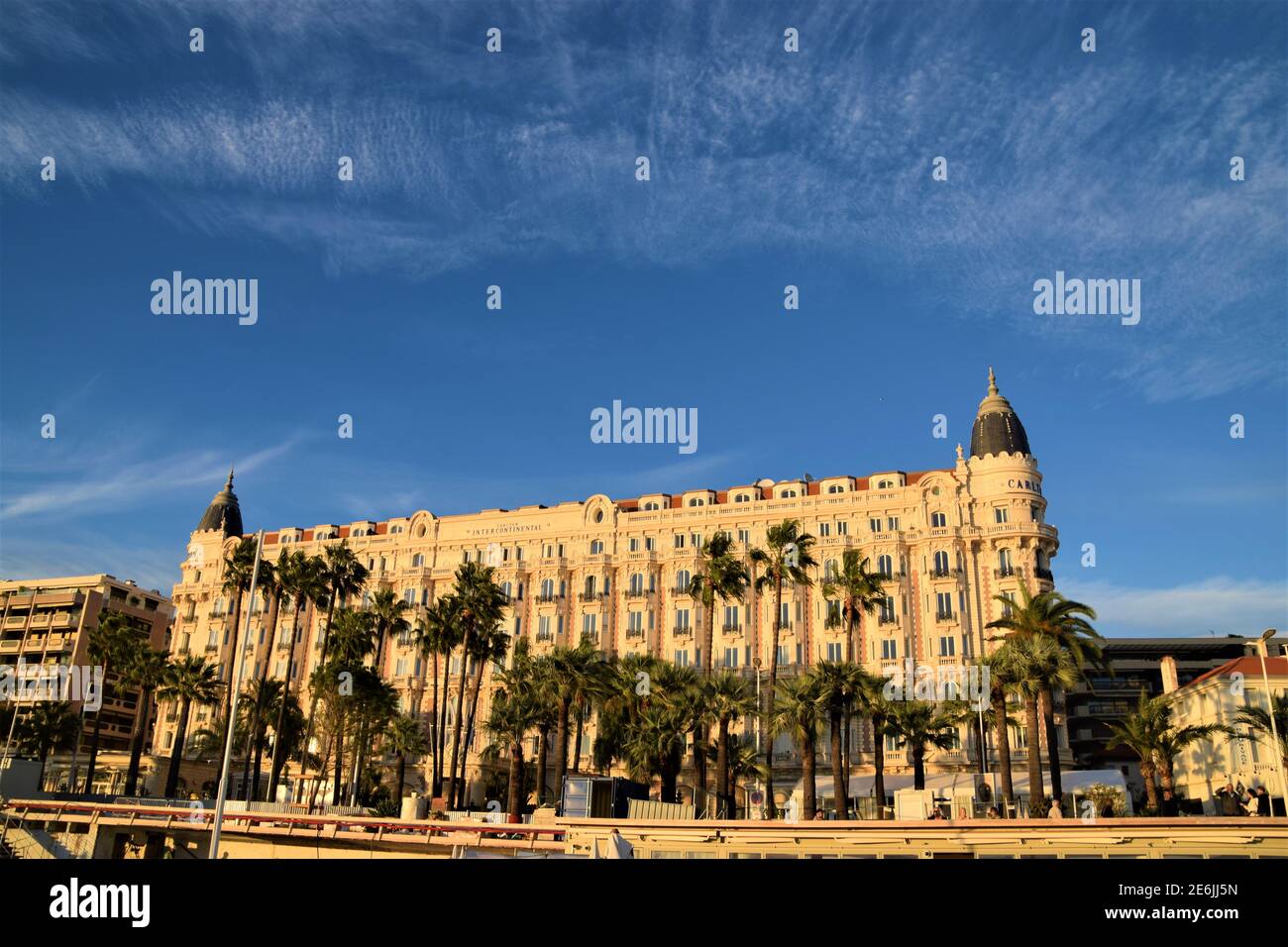 InterContinental Carlton Hotel, Cannes, Francia meridionale. Foto Stock