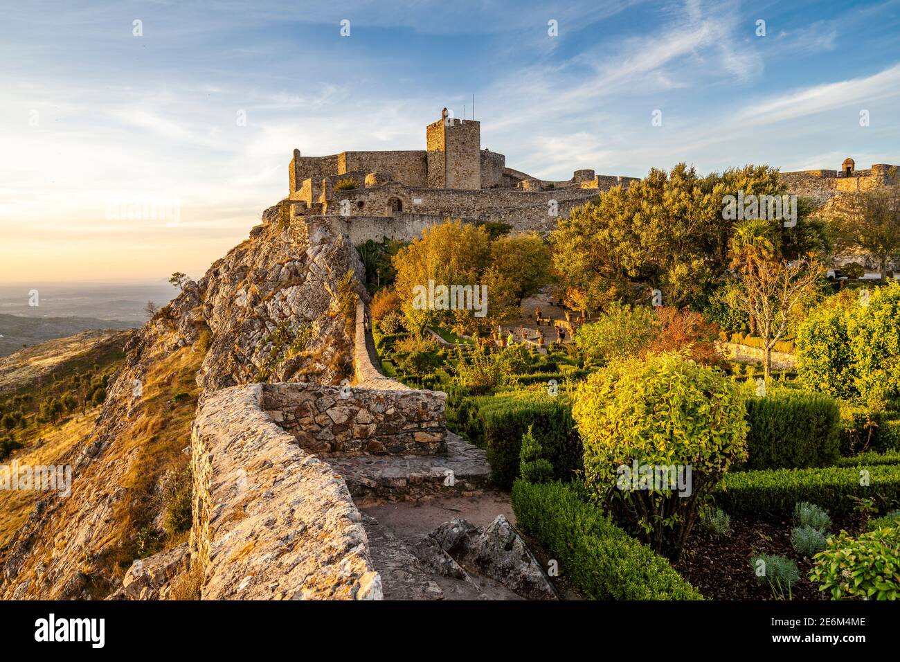 Castello medievale di Marvao, Alentejo, Portogallo Foto Stock