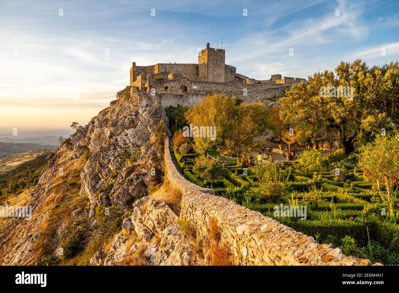 Castello medievale di Marvao, Alentejo, Portogallo Foto Stock