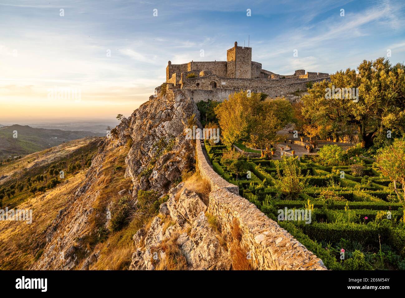 Castello medievale di Marvao, Alentejo, Portogallo Foto Stock