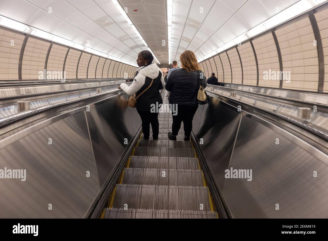 34th Street, stazione della metropolitana di Hudson Yards a Manhattan, New York Foto Stock