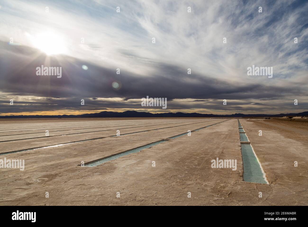 Salinas Grandes Argentina Foto Stock