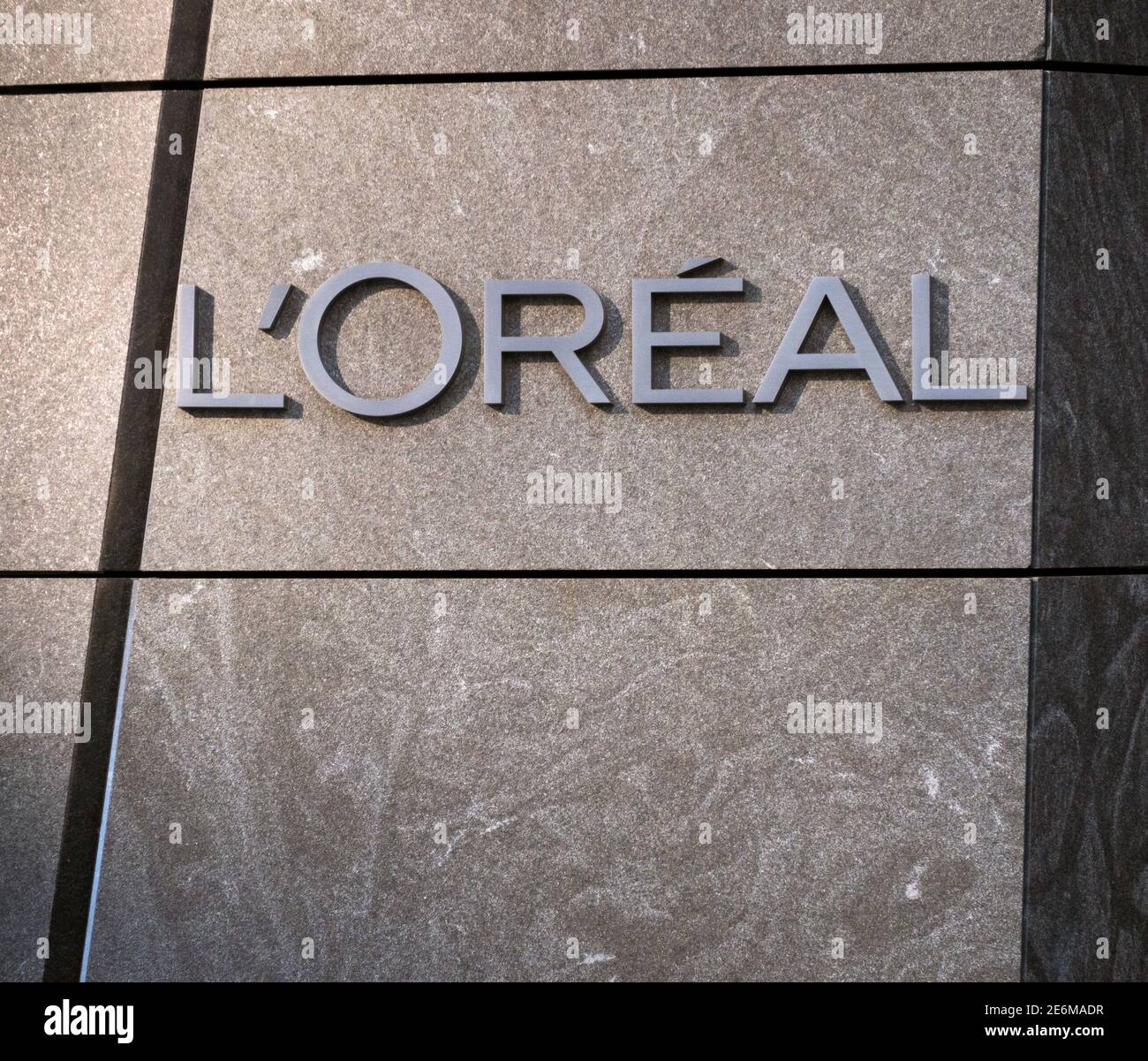 LOREAL USA beauty Company a Hudson Yards a Westside Manhattan New York Foto Stock