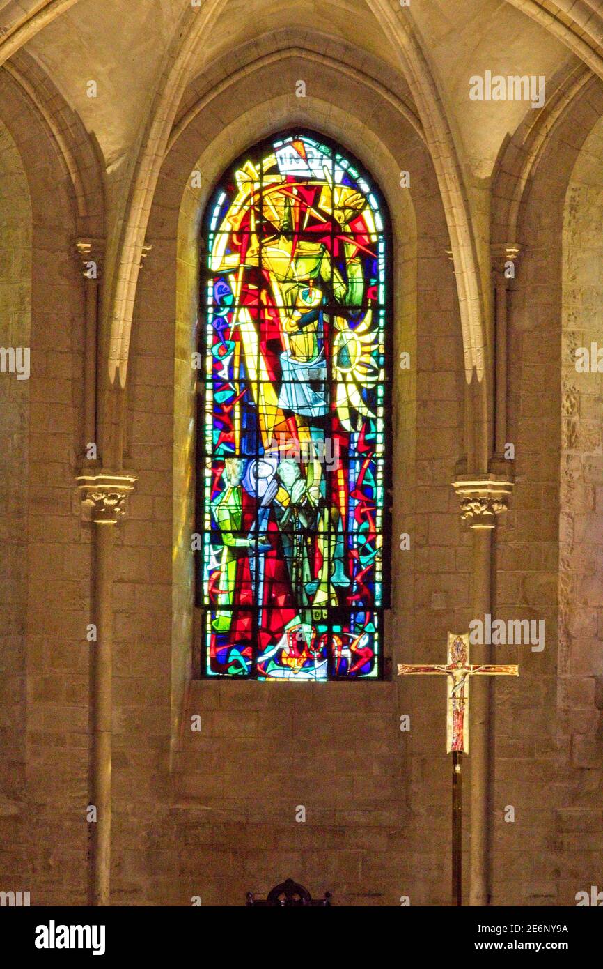interno della cattedrale del sepolcro santo Foto Stock