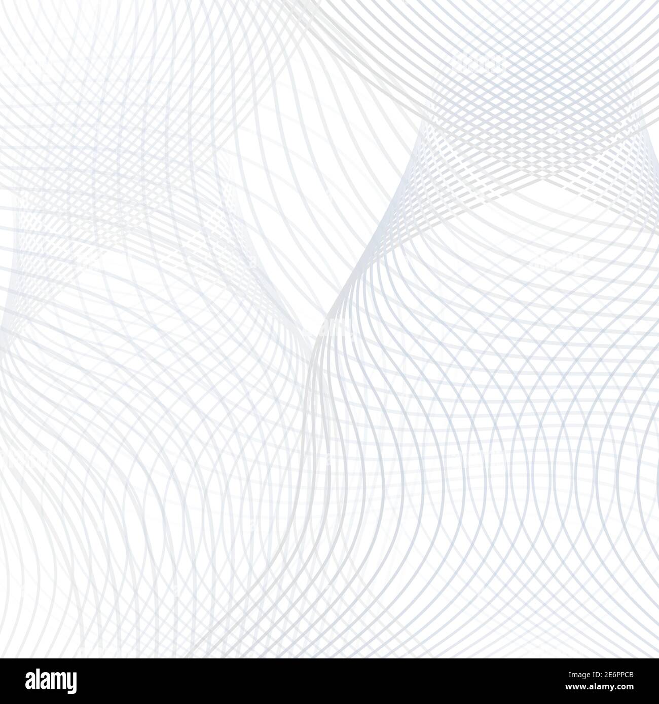 Motivo a griglia grigio chiaro. Sfondo moderno astratto. Tecnologia curve ondulate sottili. Concetto vettoriale di linea d'arte per il design industriale. EPS10 Illustrazione Vettoriale