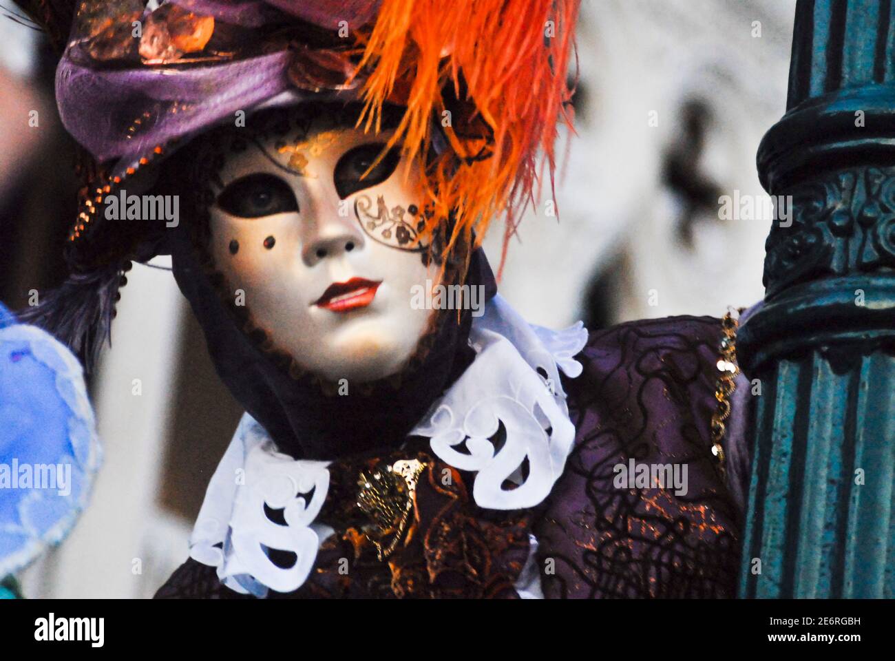 Carnevale di Venezia: Maschere e costumi. Italia Foto Stock