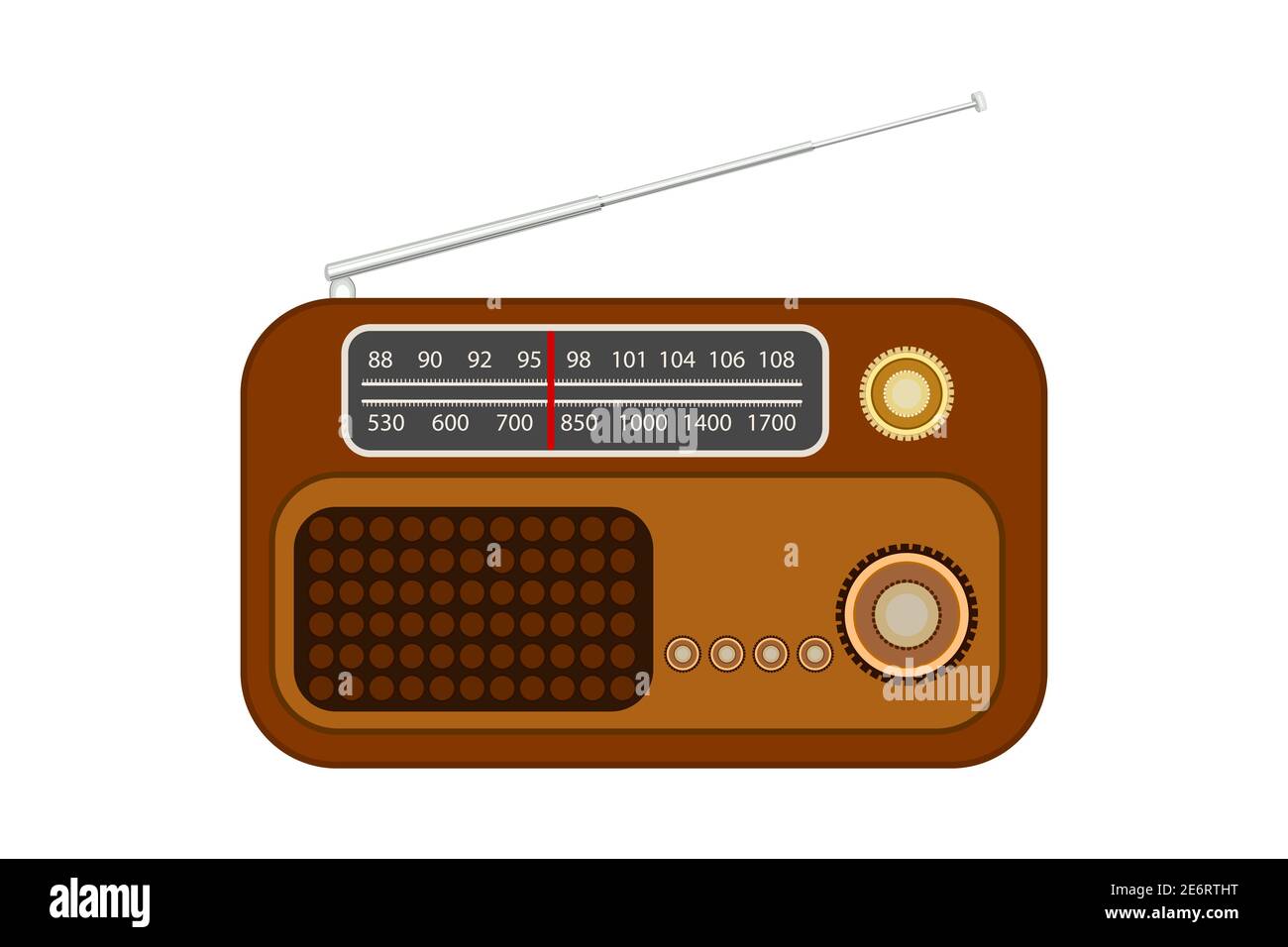 Vecchia radio Immagini Vettoriali Stock - Alamy