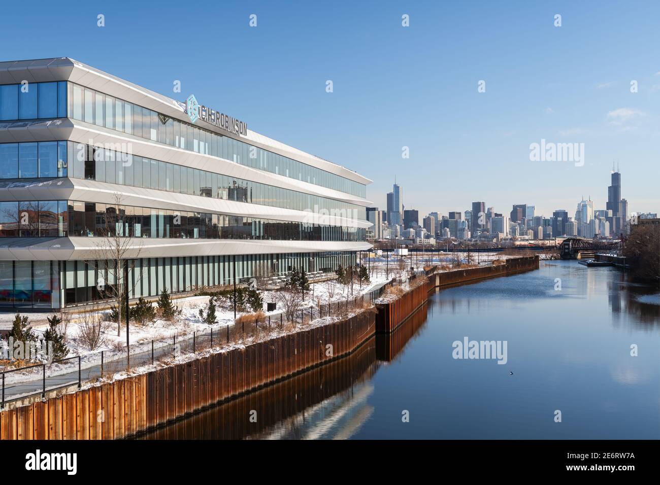 C. H. Robinson Global Headquarters, progettato da SOM Foto Stock