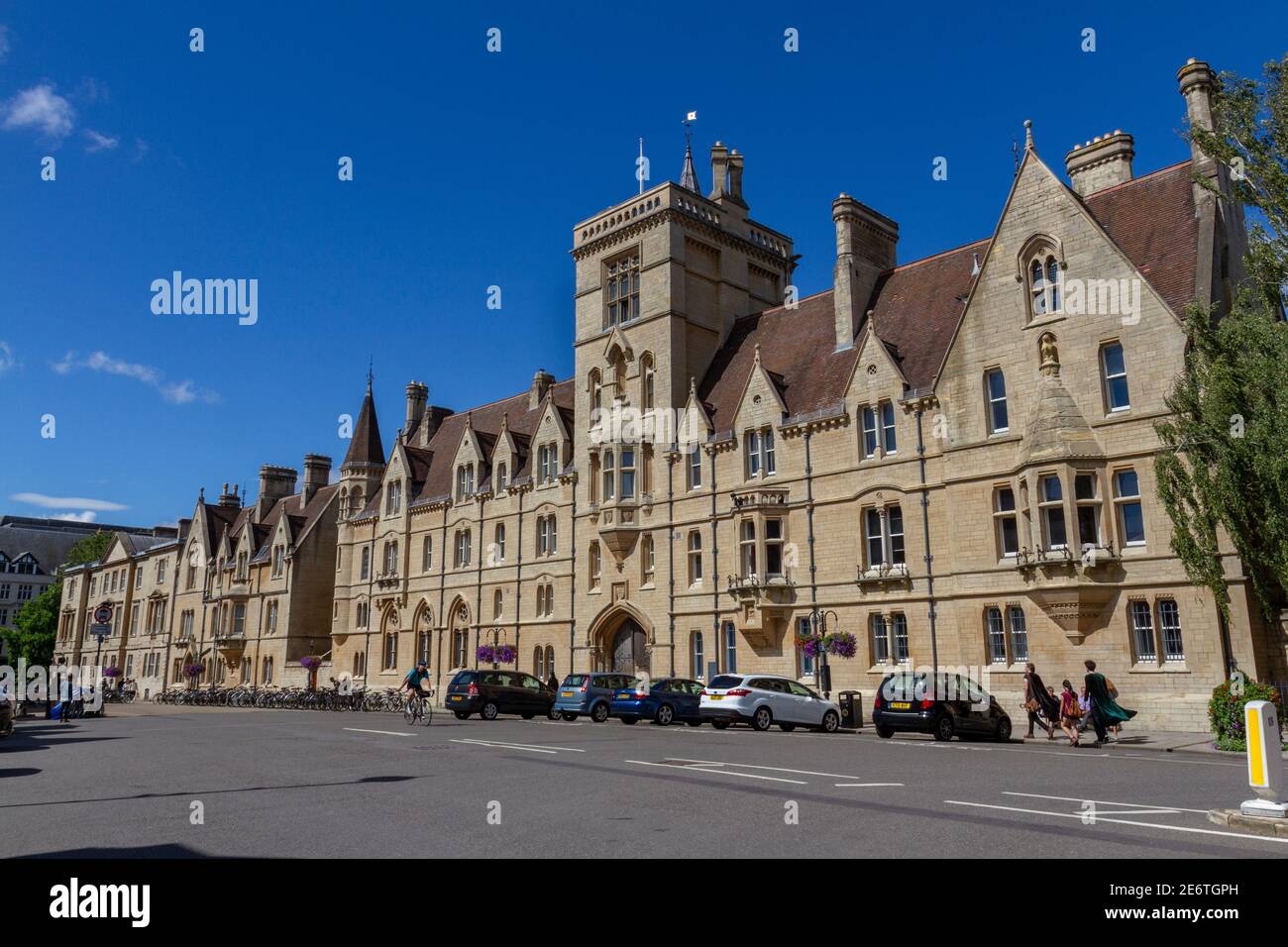 Balliol College Porters' Lodge Building, Oxford, Oxfordshire, Regno Unito. Foto Stock