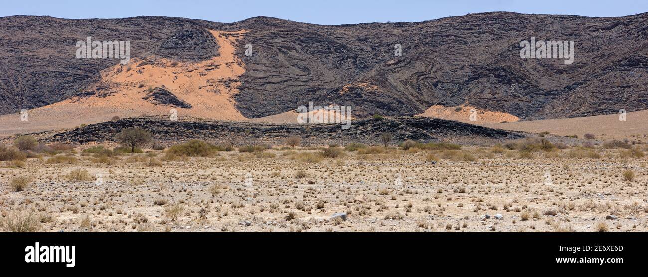 Namibia, deserto del Namib, riserva del NamibRand, paesaggi Foto Stock