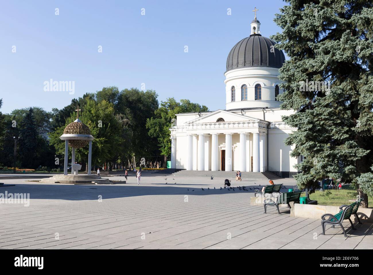 La Natività del Signore nella Cattedrale Metropolitana. E' la cattedrale principale della Chiesa ortodossa moldova nel Chisinau centrale Moldavia agosto 13 2018. Foto Stock