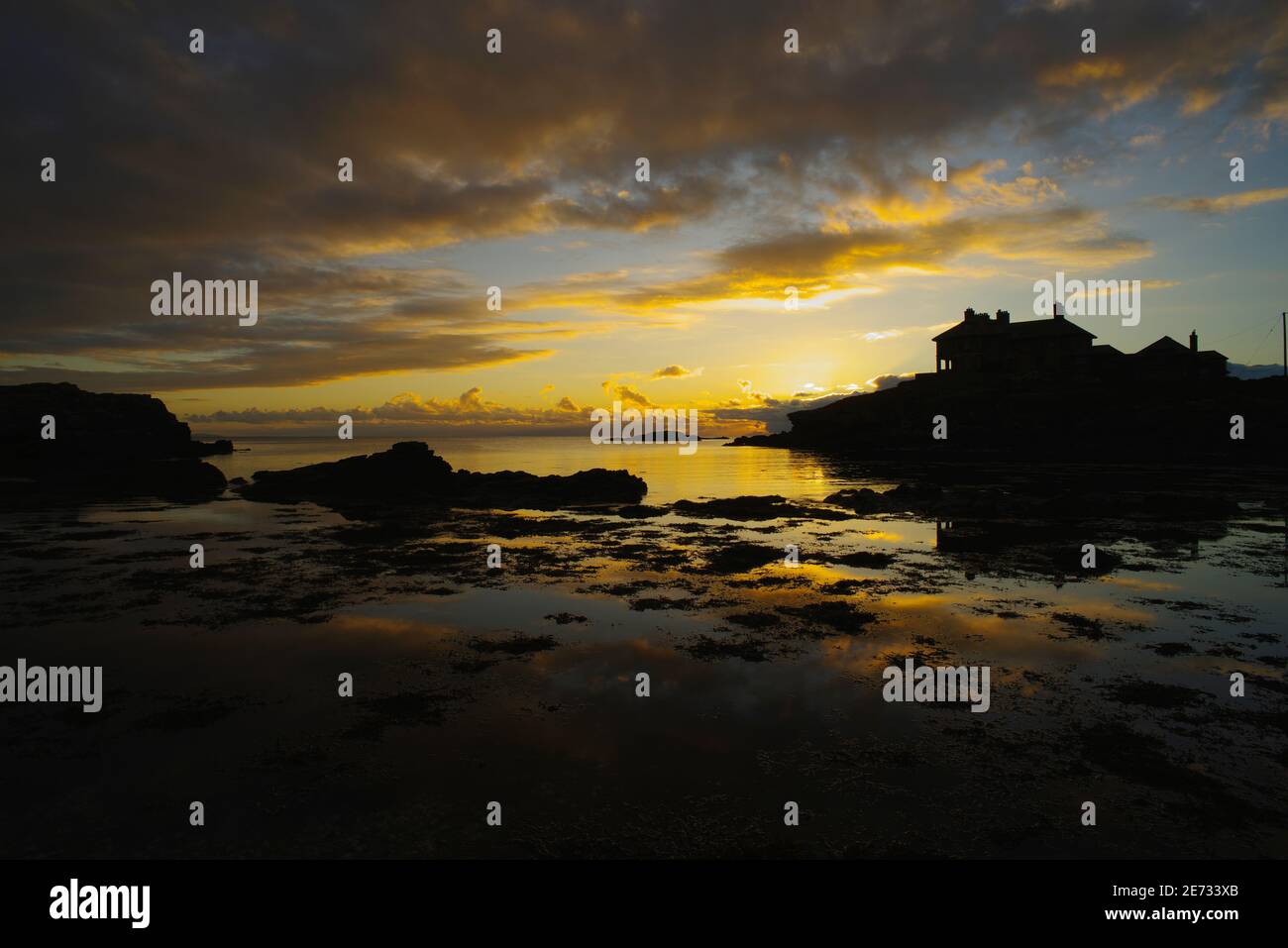 Craig y Mor, Lon Isallt, Trearddur Bay, Galles del Nord, Regno Unito, Foto Stock