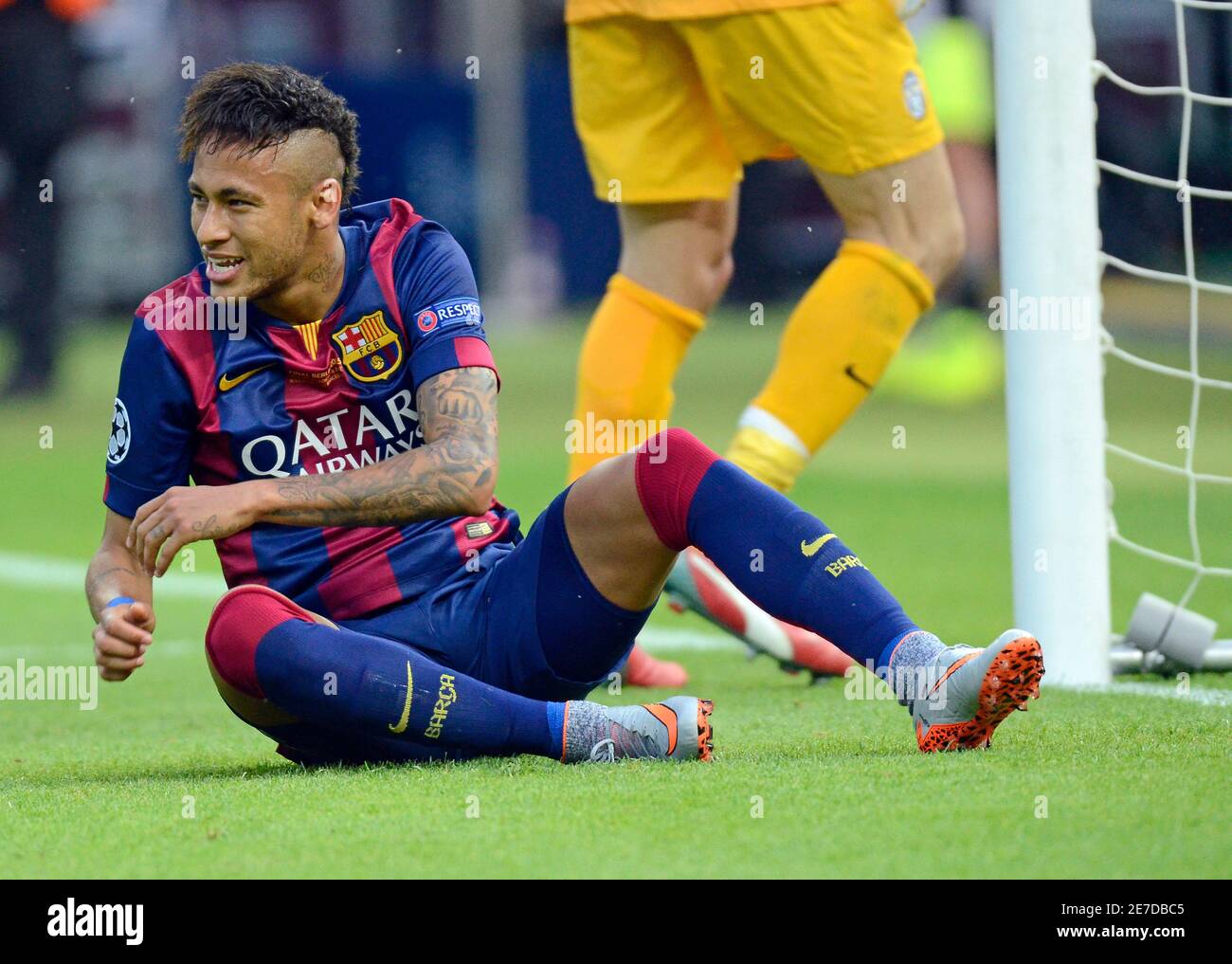 BERLINO, GERMANIA - 6 GIUGNO 2015: Neymar è stato raffigurato durante la  finale della UEFA Champions League 2014/15 tra Juventus Torino e FC  Barcelona all'Olympiastadion Foto stock - Alamy