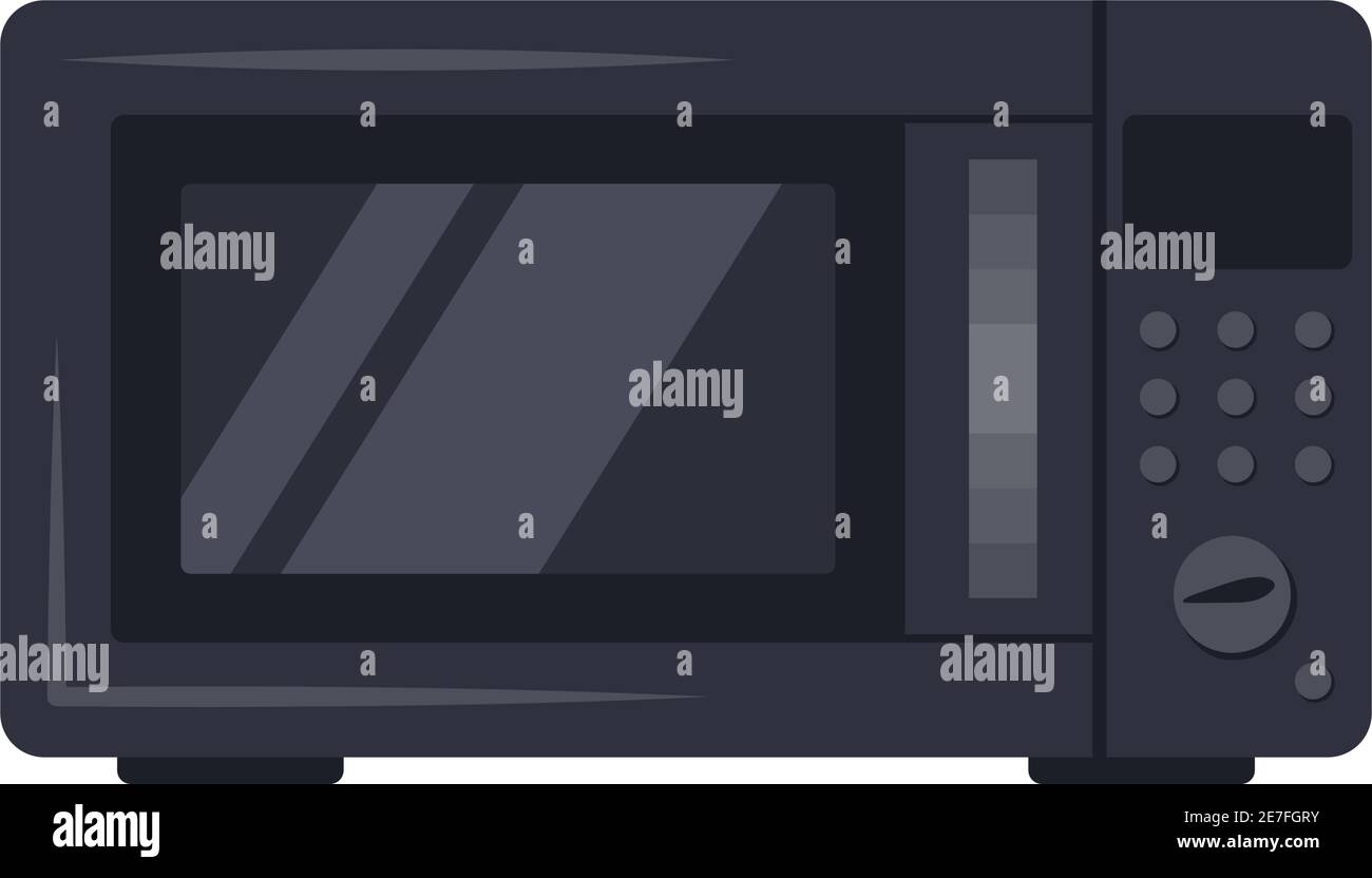 Microonde forno elettrodomestici da cucina icona Illustrazione Vettoriale