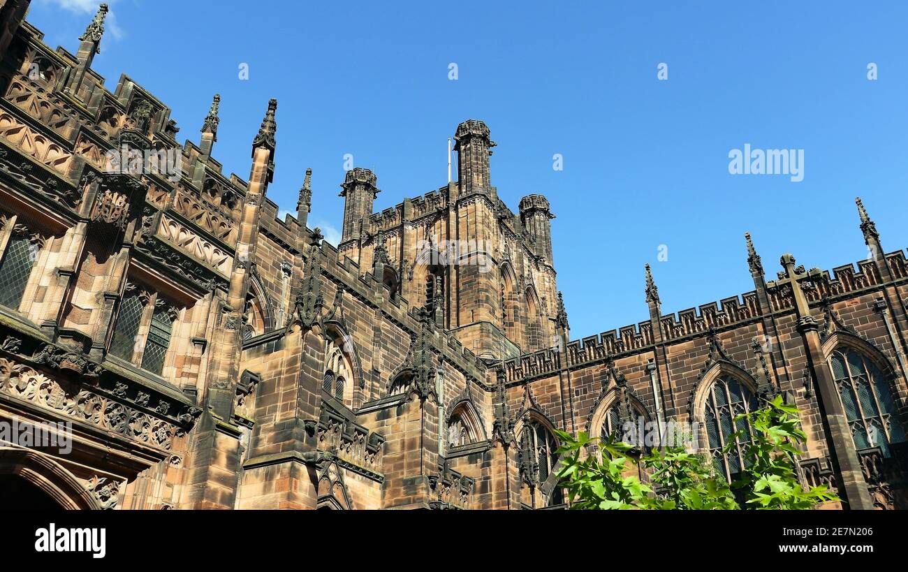 Cattedrale di Chester. Città di Chester. Foto Stock
