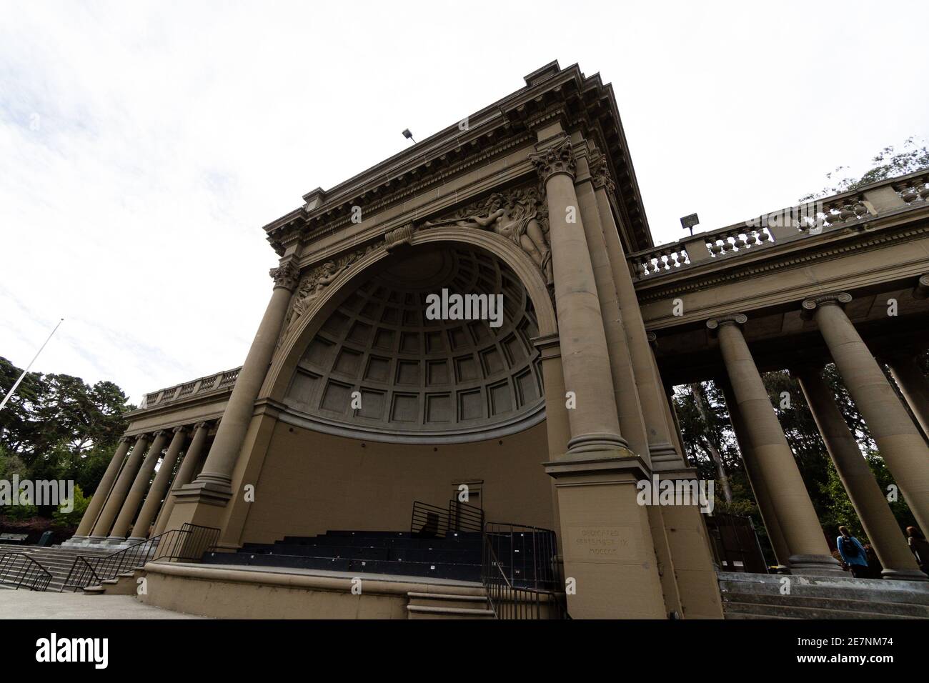 Bellissimo scatto del Concourse musicale nel Golden Gate Park, San Francisco Foto Stock