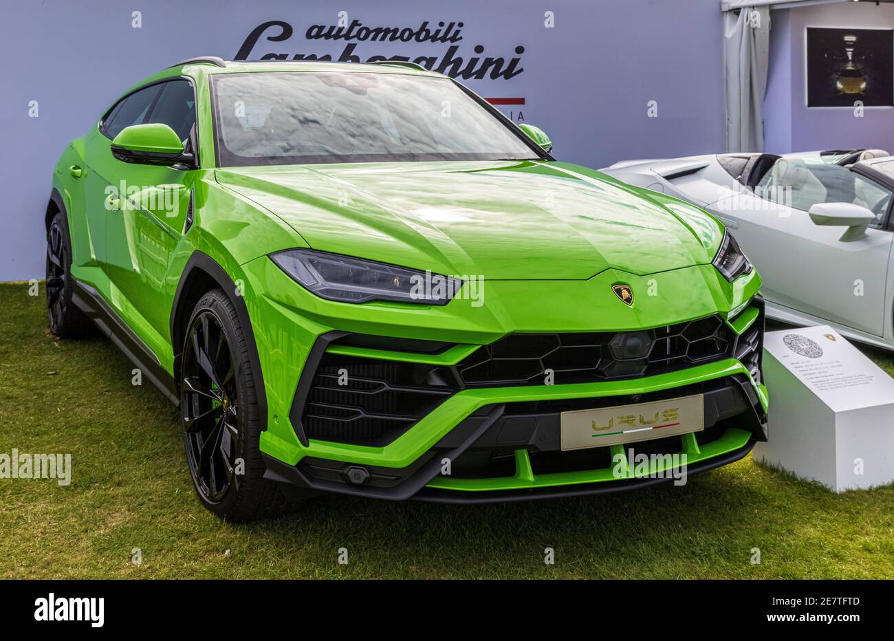 Lamborghini Urus SUV in mostra al Concours D’Elegance A Blenheim Palace il 26 settembre 2020 Foto Stock