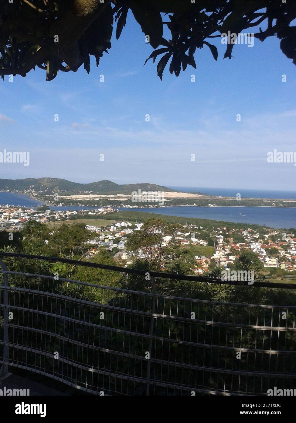 Vista Lagoa da Conceição - Florianópolis SC Brasile Foto Stock