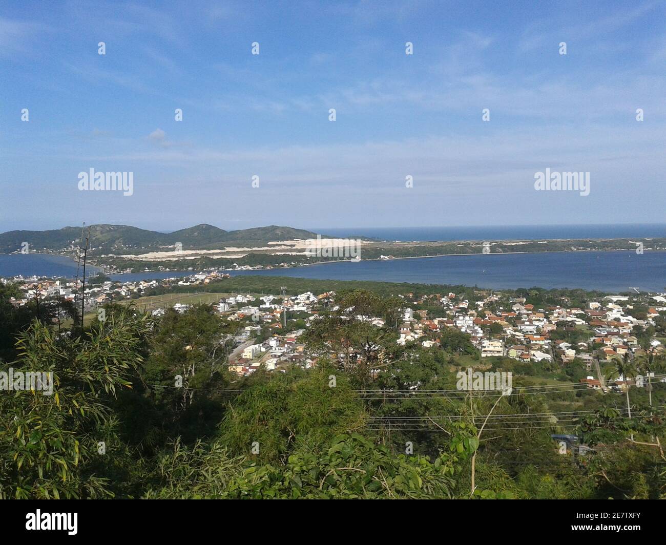 Vista Lagoa da Conceição - Florianópolis SC Brasile Foto Stock