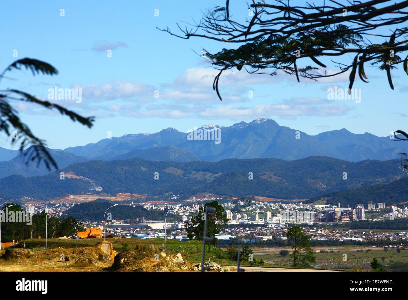 Vista da cidade de São José SC Foto Stock