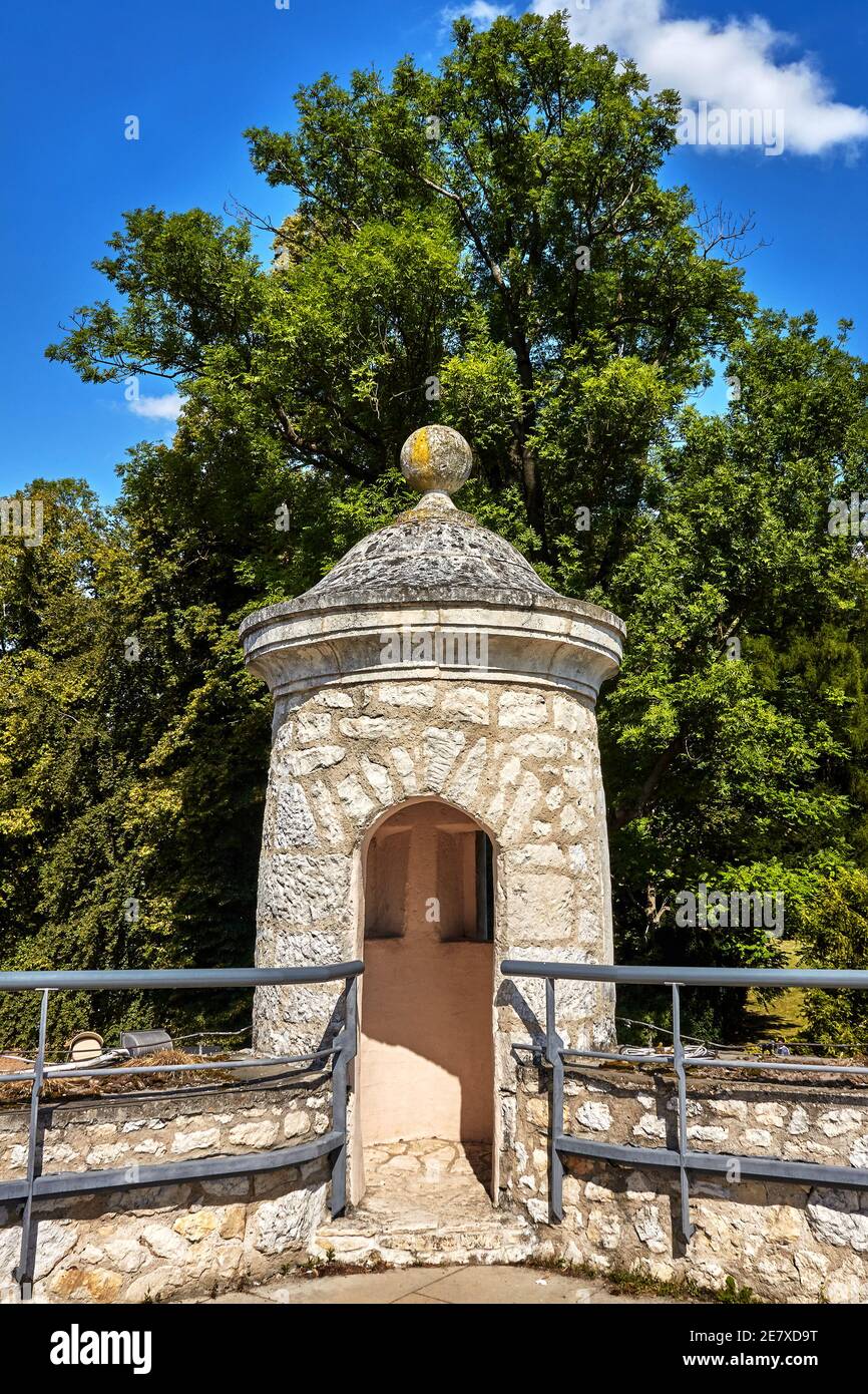 Pieskowa Skala, Polonia - 16 agosto 2020. Castello di Pieskowa Skala. Foto Stock