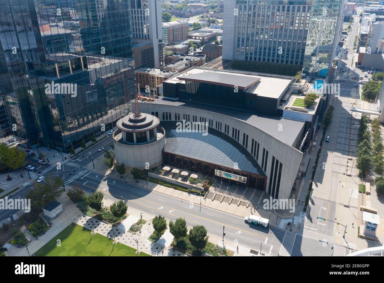 Country Music Hall of Fame e Museo, Nashville, TN, Stati Uniti d'America Foto Stock